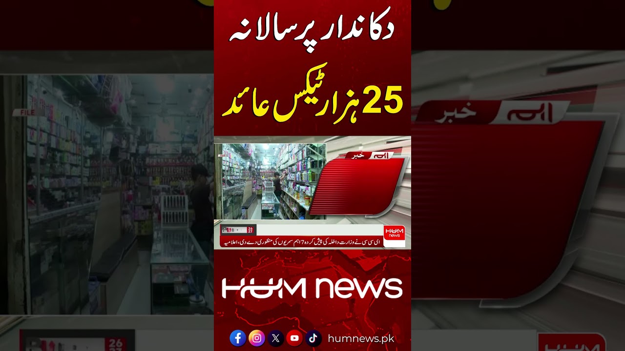 Tax Alert: New Measures for Small Businesses Coming Soon! | Hum News | Pakistan