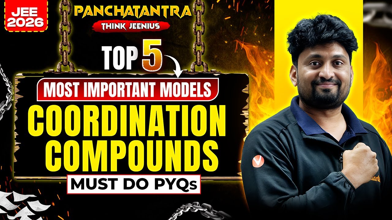 Coordination Compounds JEE PYQs | Top 5 Most Important Models | JEE 2026 Chemistry | Naveen Sir