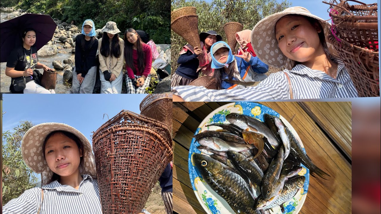 Community fishing || Unying gidii || yemsing village 