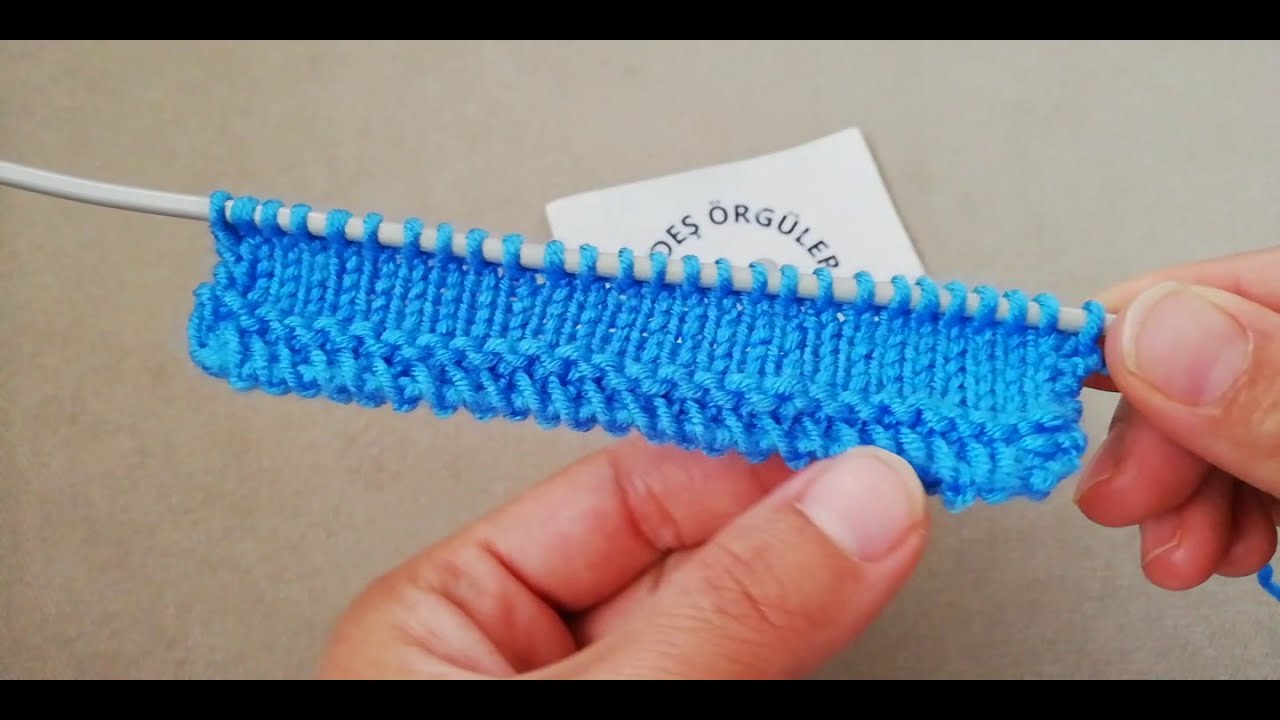 Farklı başlama tekniği ❤️Zigzag örgü başlama