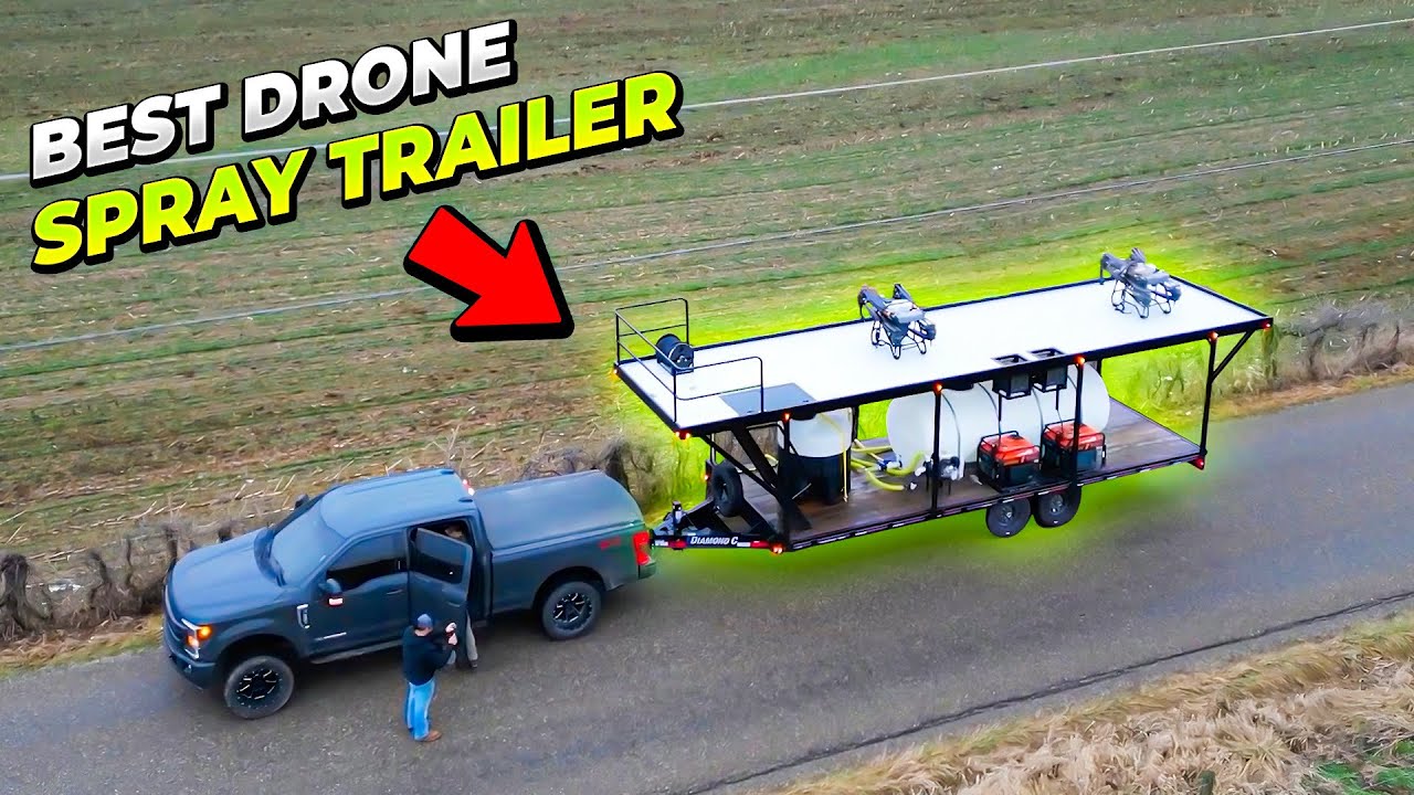 Best Drone Spray Trailer, NuWay Ag Drone Trailer