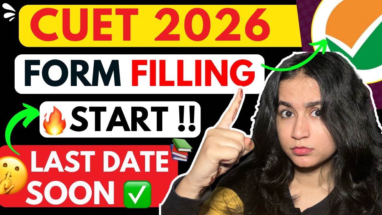 🔥Fill CUET 2026 form (Last date soon) || DU admissions OPEN 💯