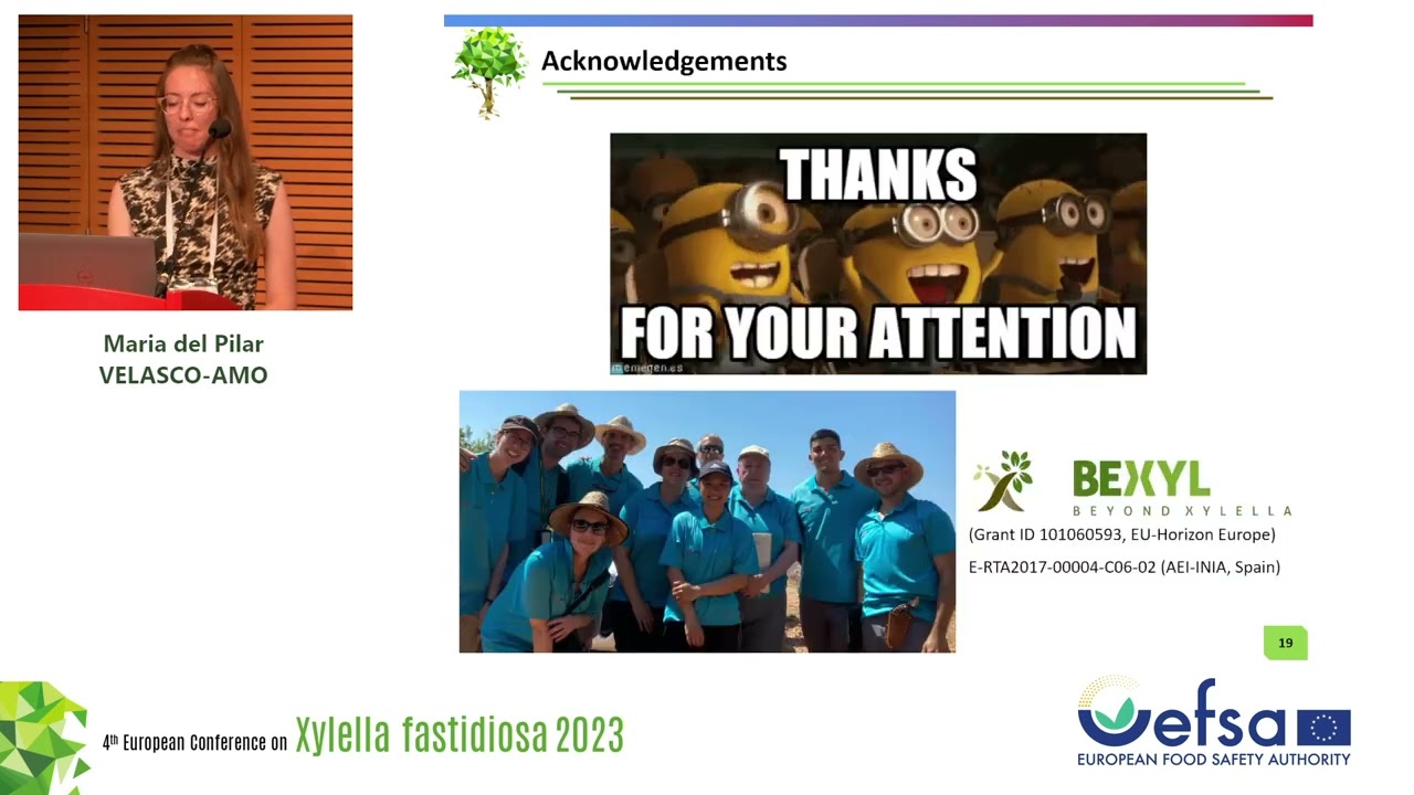 SESSION 4 - Tools for Xylella fastidiosa surveillance and detection