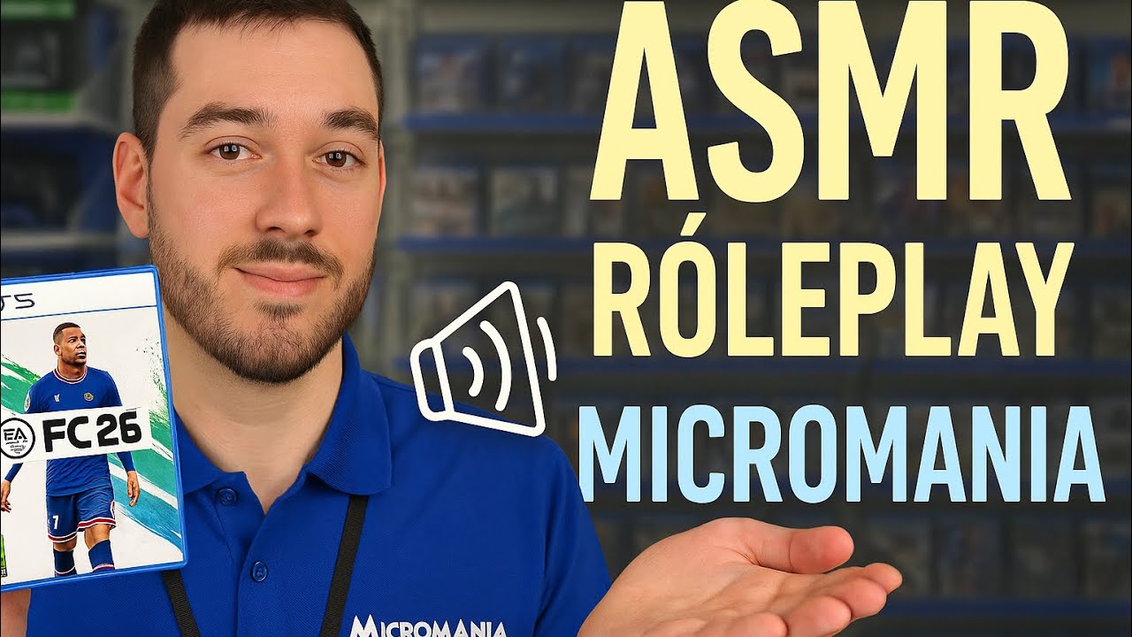 ASMR RÔLEPLAY-Vendeur Micromania💤 (je te conseille les meilleurs jeux du monde)
