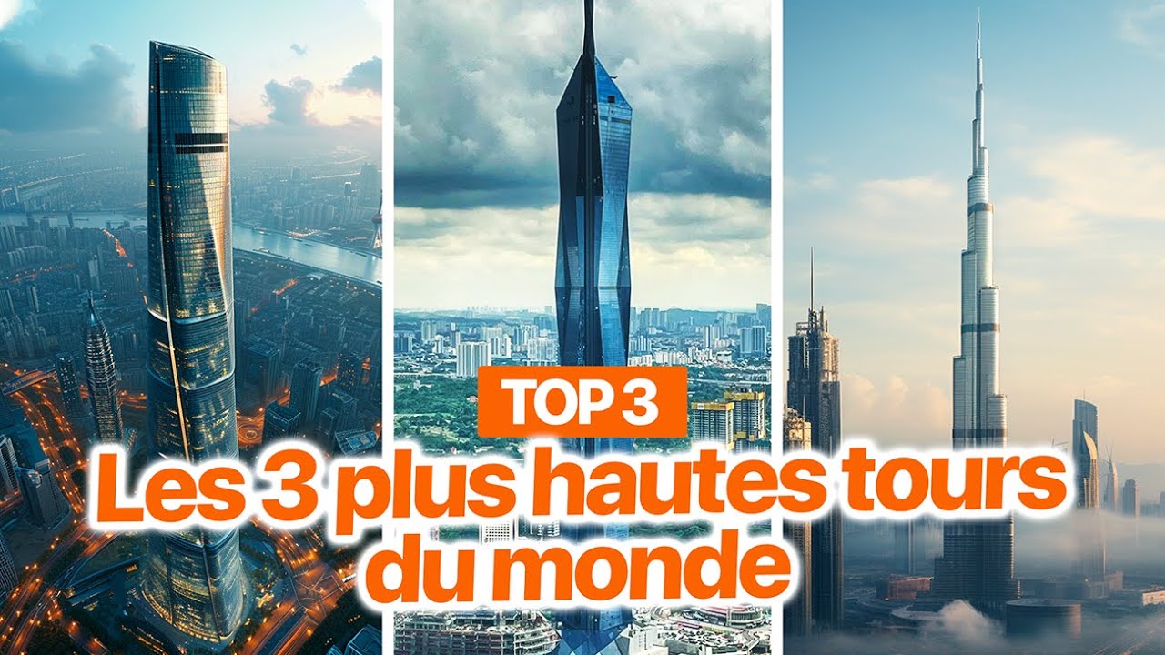 Les 3 plus hautes TOURS du monde 🗼