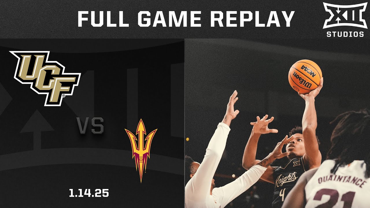 UCF vs. Arizona State (1.14.25) Full Game Replay | 2024-25 Big 12 Men's Basketball