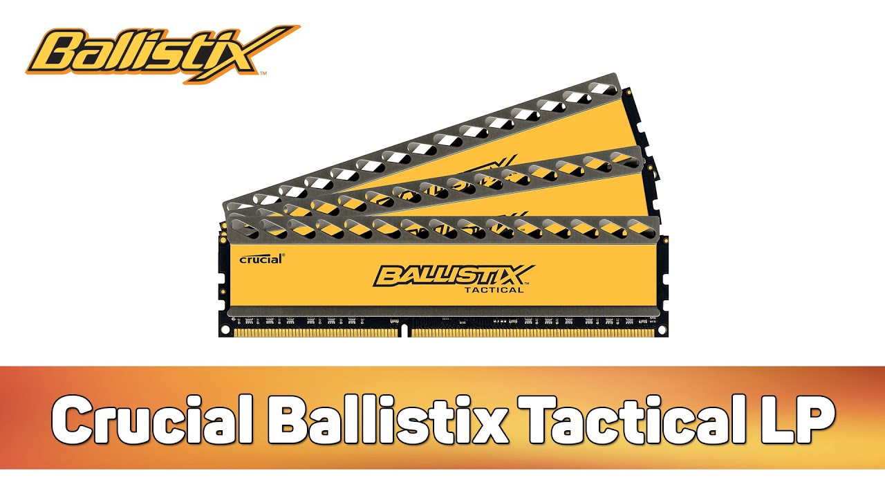 ✔ Обзор и тестирование набора памяти Crucial Ballistix Tactical LP