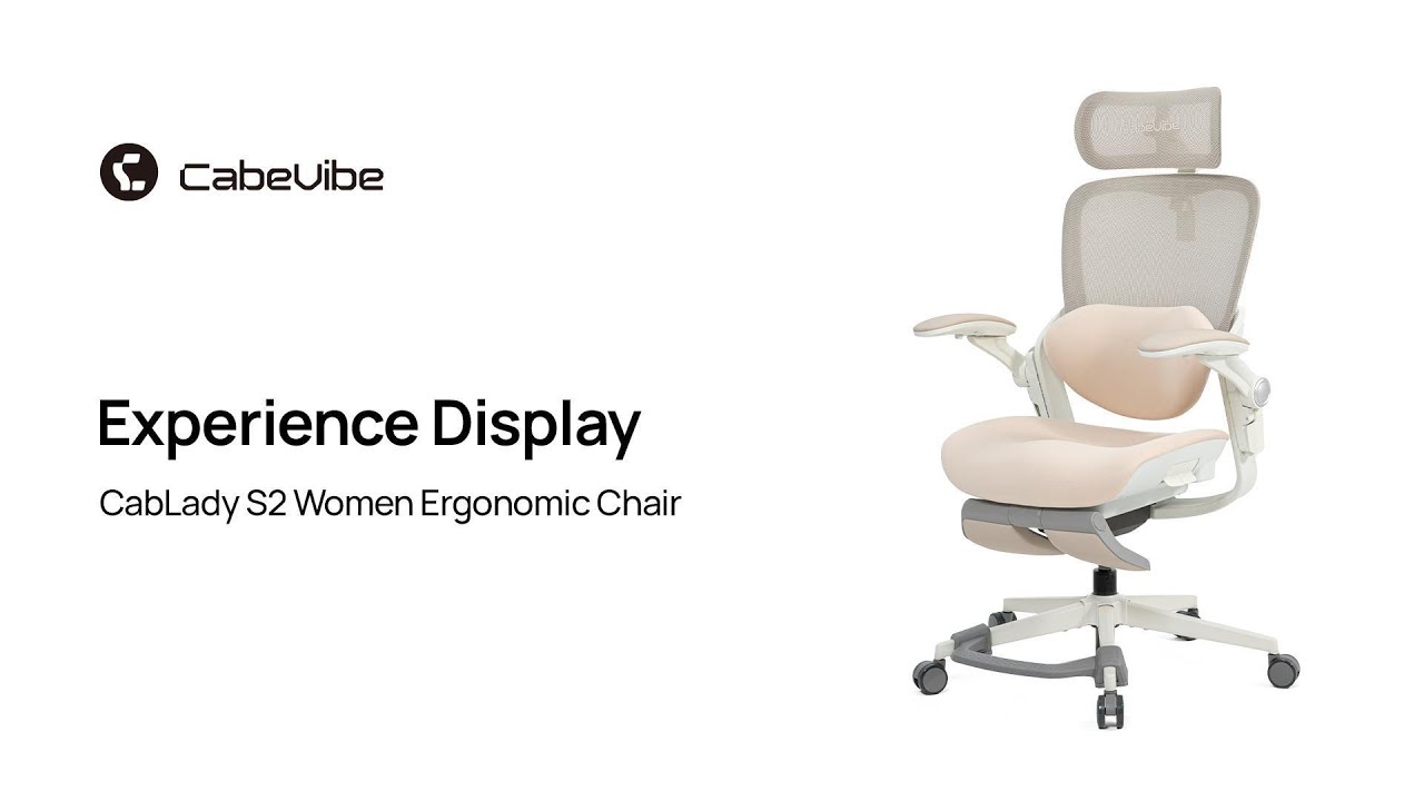 Designed for Petite Figures | Cabevibe S2 Women's Ergonomic Chair Unboxing and Installation Tutorial