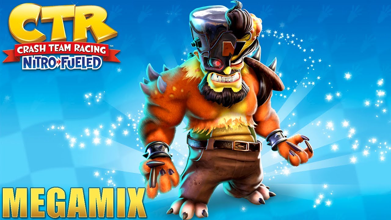 GRANDE PRÊMIO Oxidado CRASH TEAM RACING Nitro-Fueled