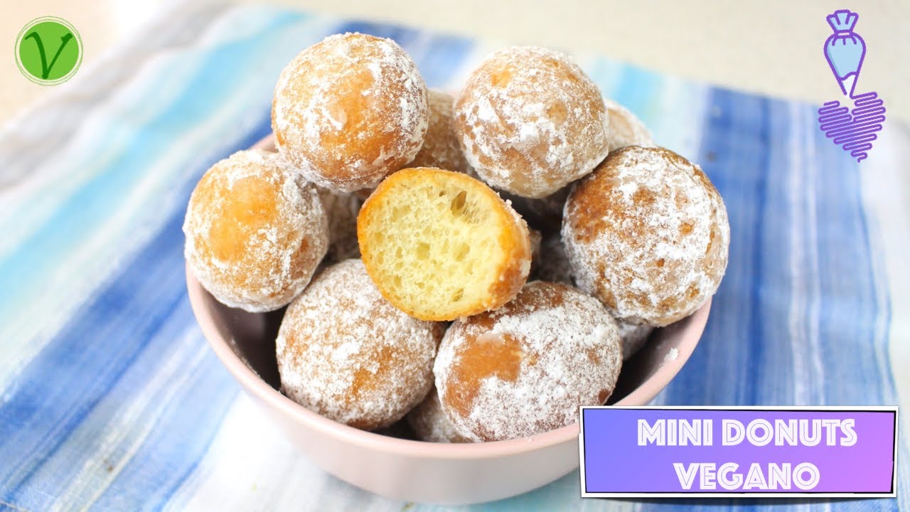 MINI DONUTS VEGANO (SEM OVO/SEM LACTOSE) #785 | Receitas da Mussinha