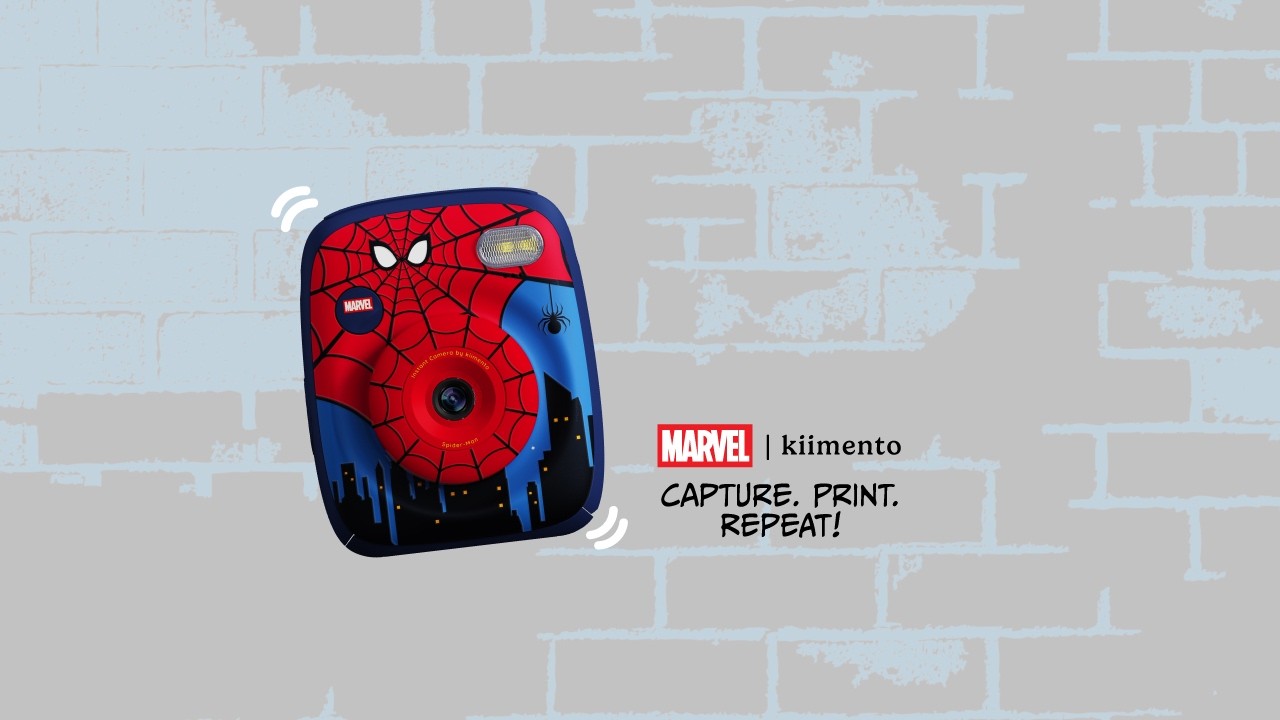 kiimento (formerly Kidamento) Instant Print Digital Camera - Model P2 Spider-Man