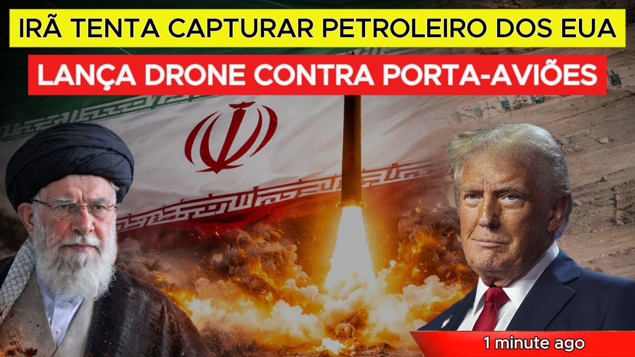 Irã tenta capturar petroleiro dos EUA e lança drone contra porta-aviões – O que querem com isso?