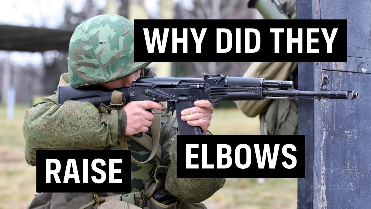 Why do Russian Soldiers Raise Their Elbows and Reload the AK Holding at Its Handguard