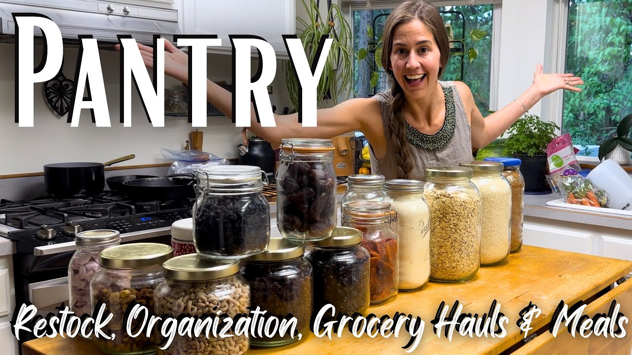 RESTOCK MY PANTRY WITH ME FROM SCRATCH - All Day in My Kitchen
