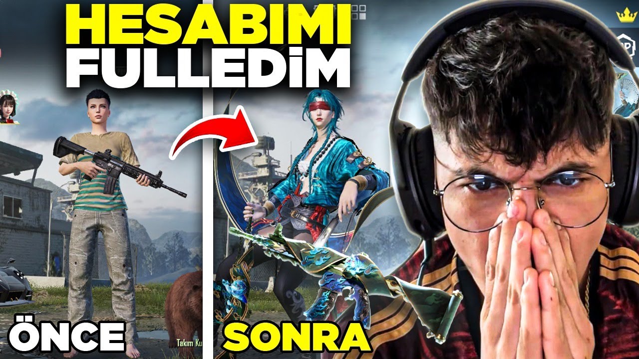 HESABIMI FULLEDİM! HERŞEYİ ÇIKARDIM! - PUBG MOBİLE