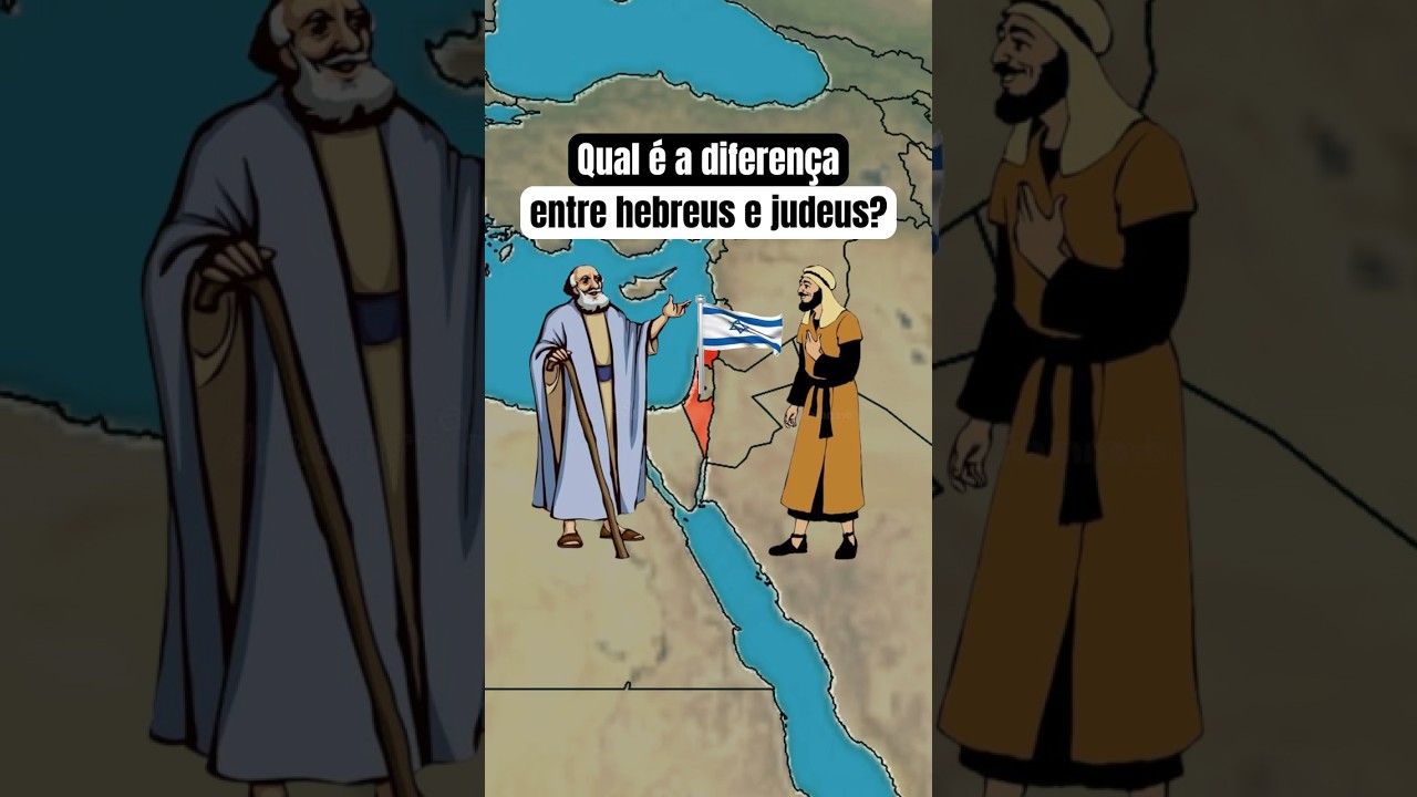 Qual &eacute; a diferen&ccedil;a entre hebreus e judeus? #historia #hebreu #judeu #orientemedio #israel