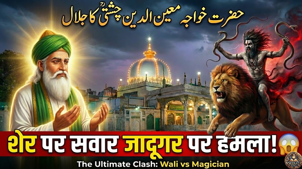 Hazrat Khwaja Garib Nawaz Ne Sher Par Baithe Khunkhar Jadugar Ko Kaise Haraya? 😱 Karamat 