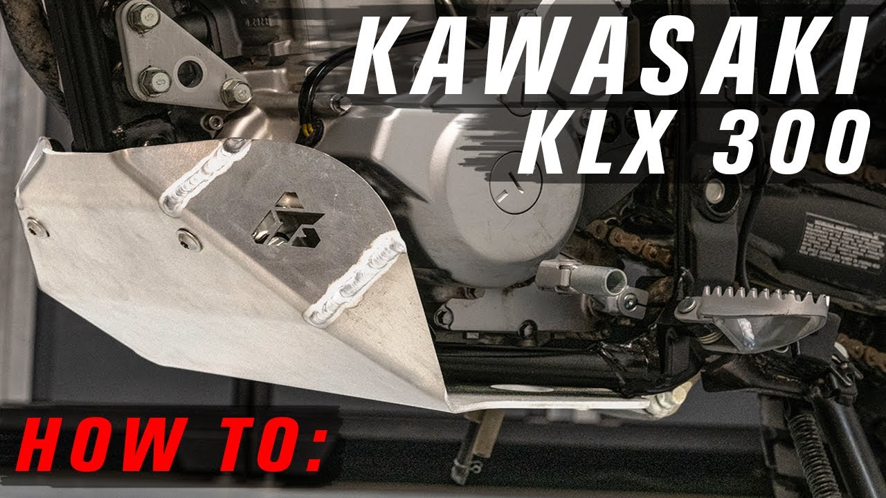 How To Install a Tusk Aluminum Skid Plate on a Kawasaki KLX300