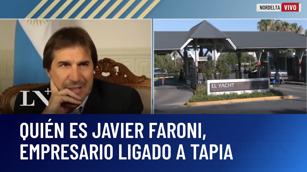Allanan la casa de Javier Faroni, empresario ligado a Tapia