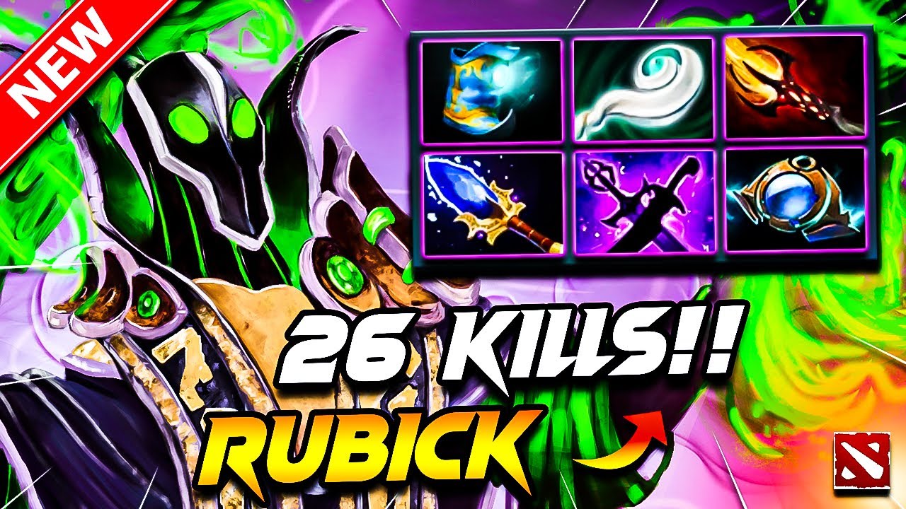 26 Kills RUBICK DOTA 2 Gameplay | Dota 2 RUBICK Gameplay | Rubick Carry Build Pro Gameplay 7.39