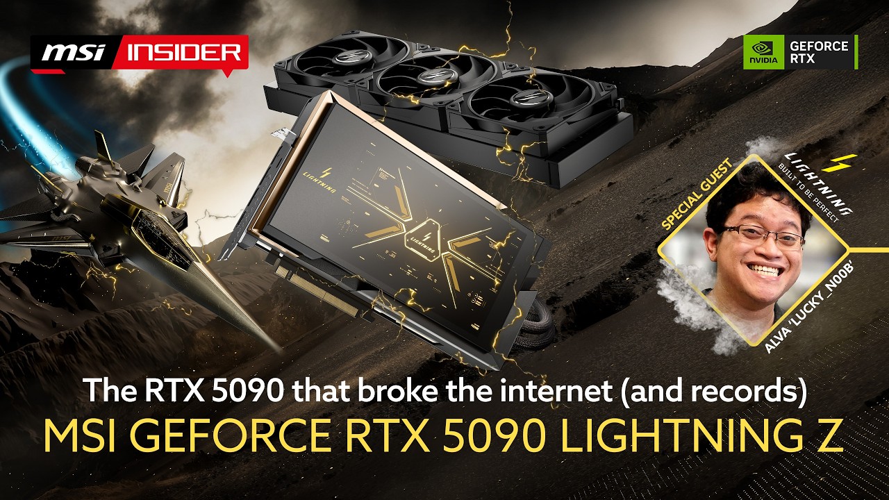 The RTX 5090 that broke the internet, and records - MSI GeForce RTX 5090 LIGHTNING Z