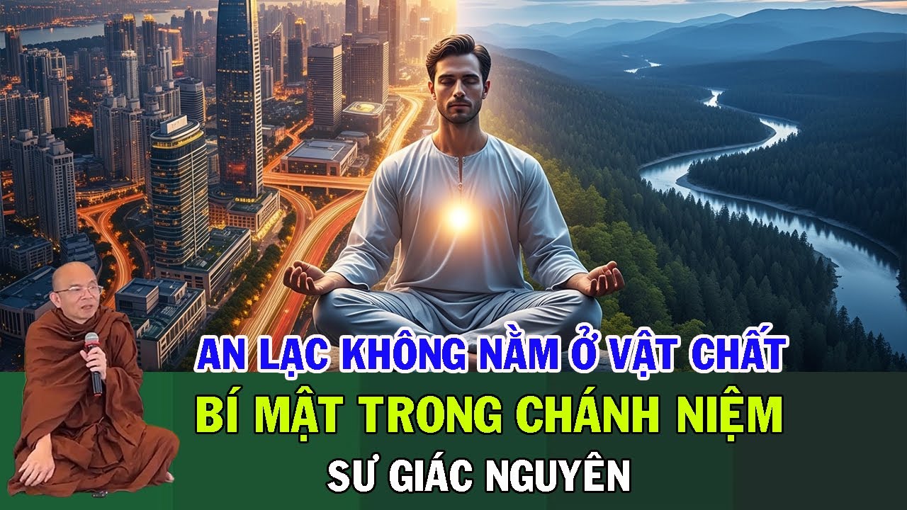An Lạc Không Nằm Ở Vật Chất – Bí Mật Nằm Trong Chánh Niệm | Sư Giác Nguyên | Sư Toại Khanh