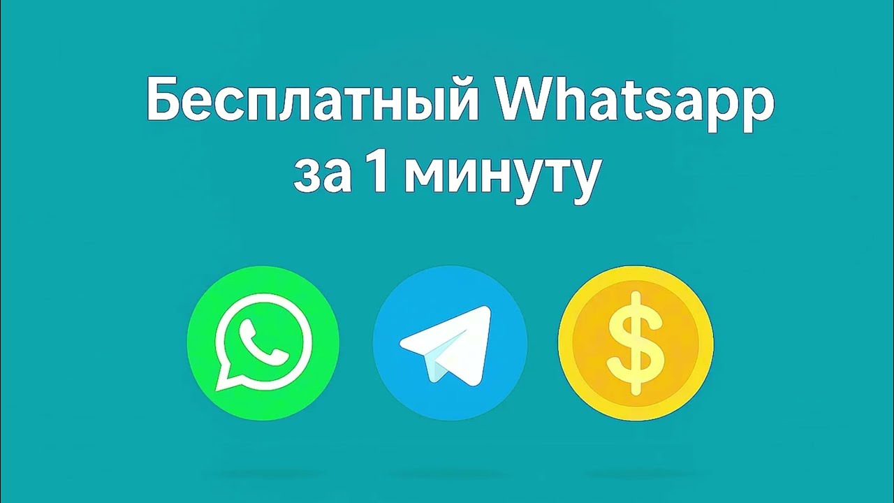 Бесплатный WhatsApp API за 1 минуту