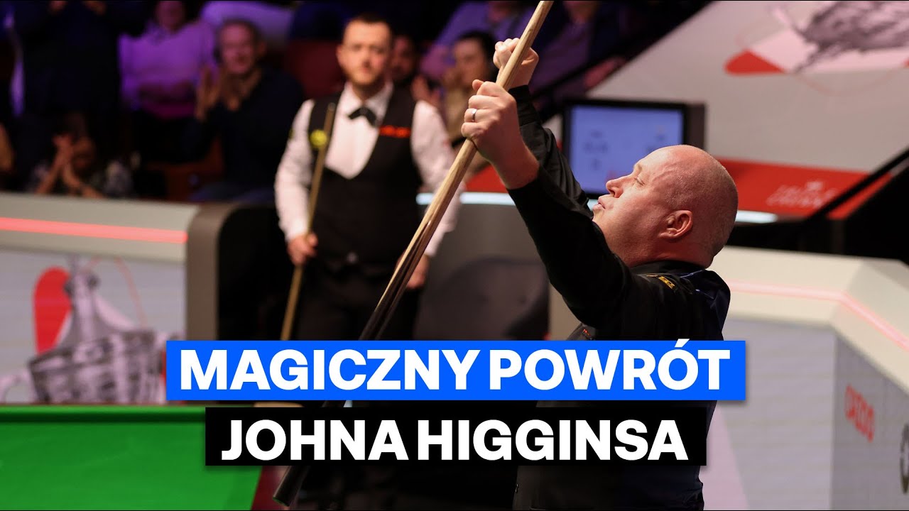 Remontada Johna Higginsa. Przegrywał 0:62 i wygrał! 😯👏