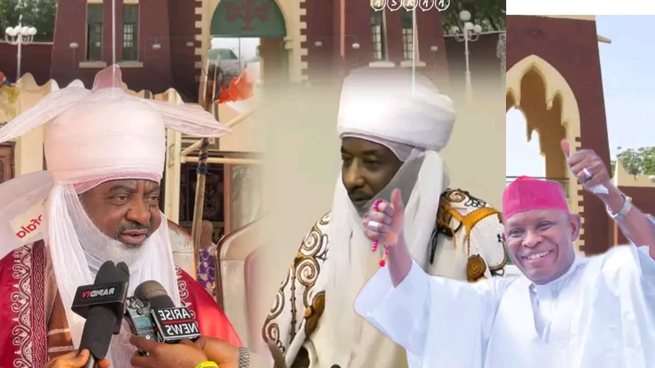 TAFA SARKI SUNUSI LAMIDO ZAI IYABA ABBA MATSALA HAKA TAFA SARKI AMINU ADO BAYERO KA IYABASHI MATSALA
