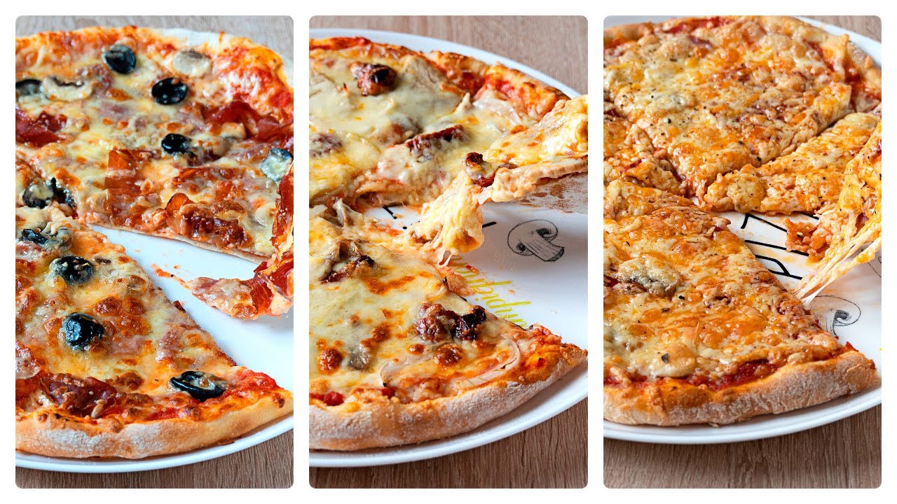 Así es como hay que hacer la MASA de pizza! Las TRES mejores recetas