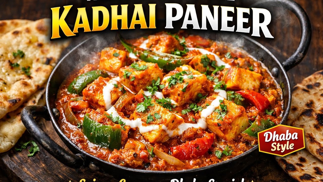 Restaurant Style Kadhai Paneer | Better Than Dhaba! 😍 Spicy & Creamy Paneer Recipe#RestaurantStyle🧀🫚