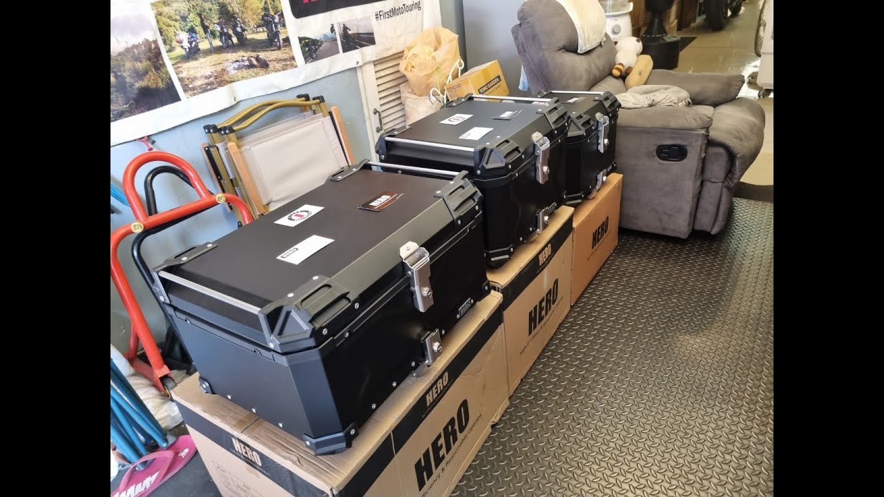 ปี๊บอลูมีเนียม HERO ขนาด 45, 55, และ 65 ลิตร ผลิตจาก Aluminium 5052 ระบบ Double Lock