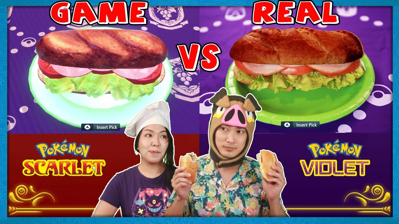 TASTING EVERY SANDWICH in Pokémon SCARLET and VIOLET! Which Ones Taste the BEST and the WORST!