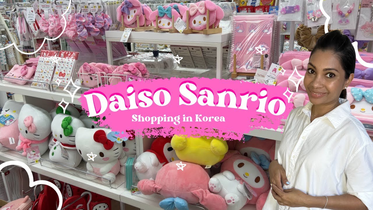 Daiso Sanrio: Hello Kitty, My Melody & More | Shopping in Korea