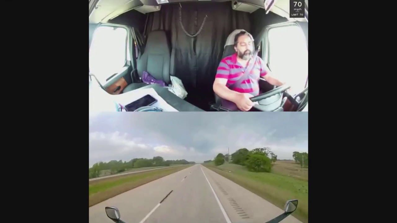Video choc: Il dort au volant et &ccedil;a tourne mal...