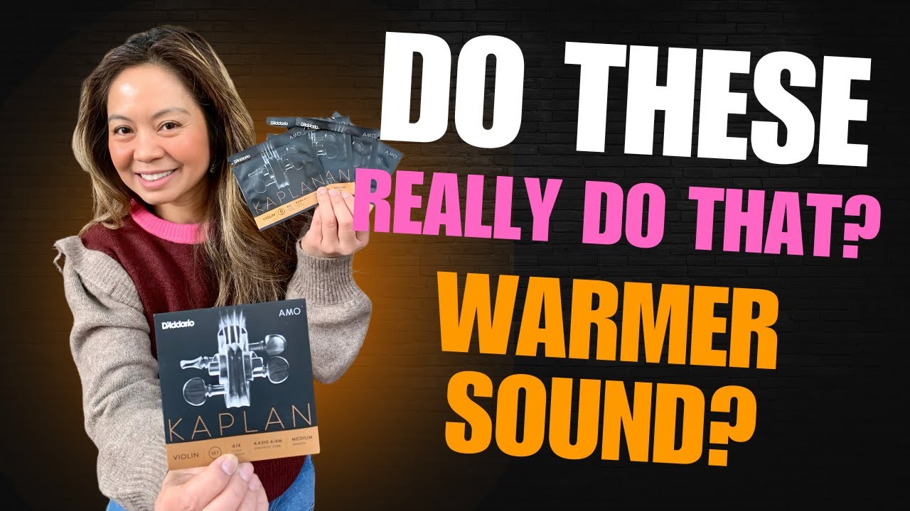 D'addario Kaplan AMO Strings Gave My Violin A GLOW UP!