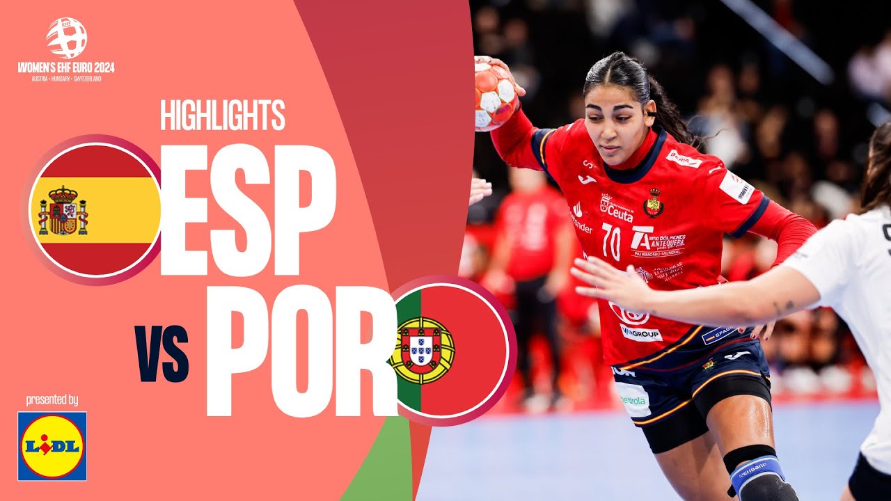 Spain 🆚 Portugal | Highlights | Women’s EHF EURO 2024