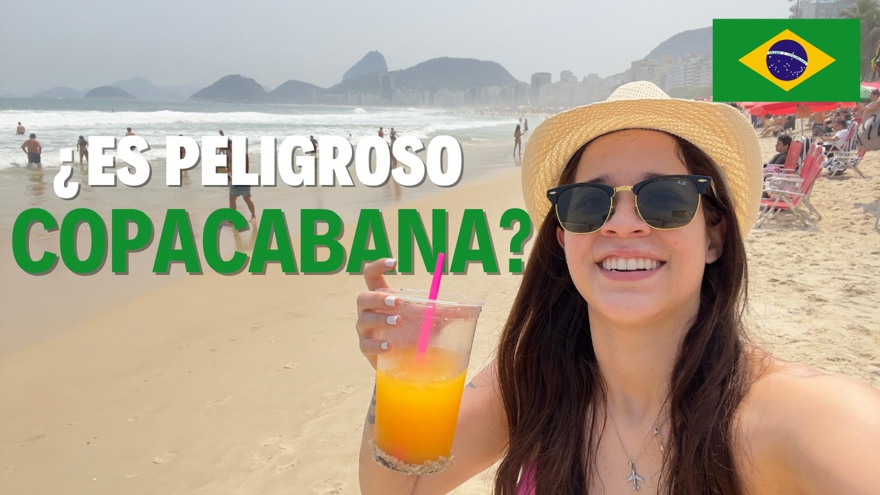 La Playa de COPACABANA ¿es PELIGROSA?  La Playa MÁS TURISTICA de Rio de Janeiro 🇧🇷