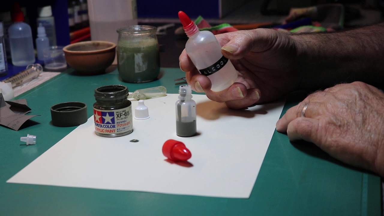 La dilution de la peinture