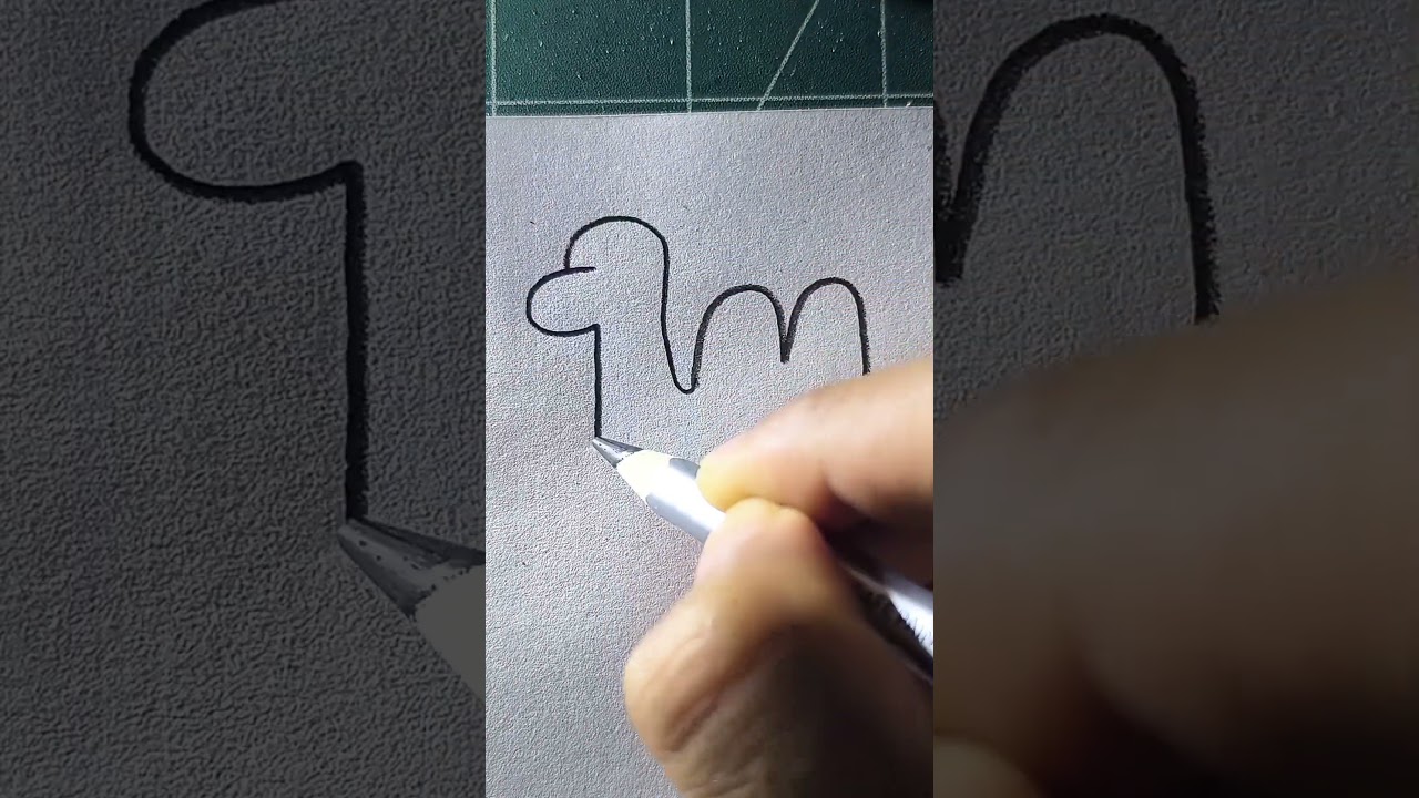 easy camel drawing