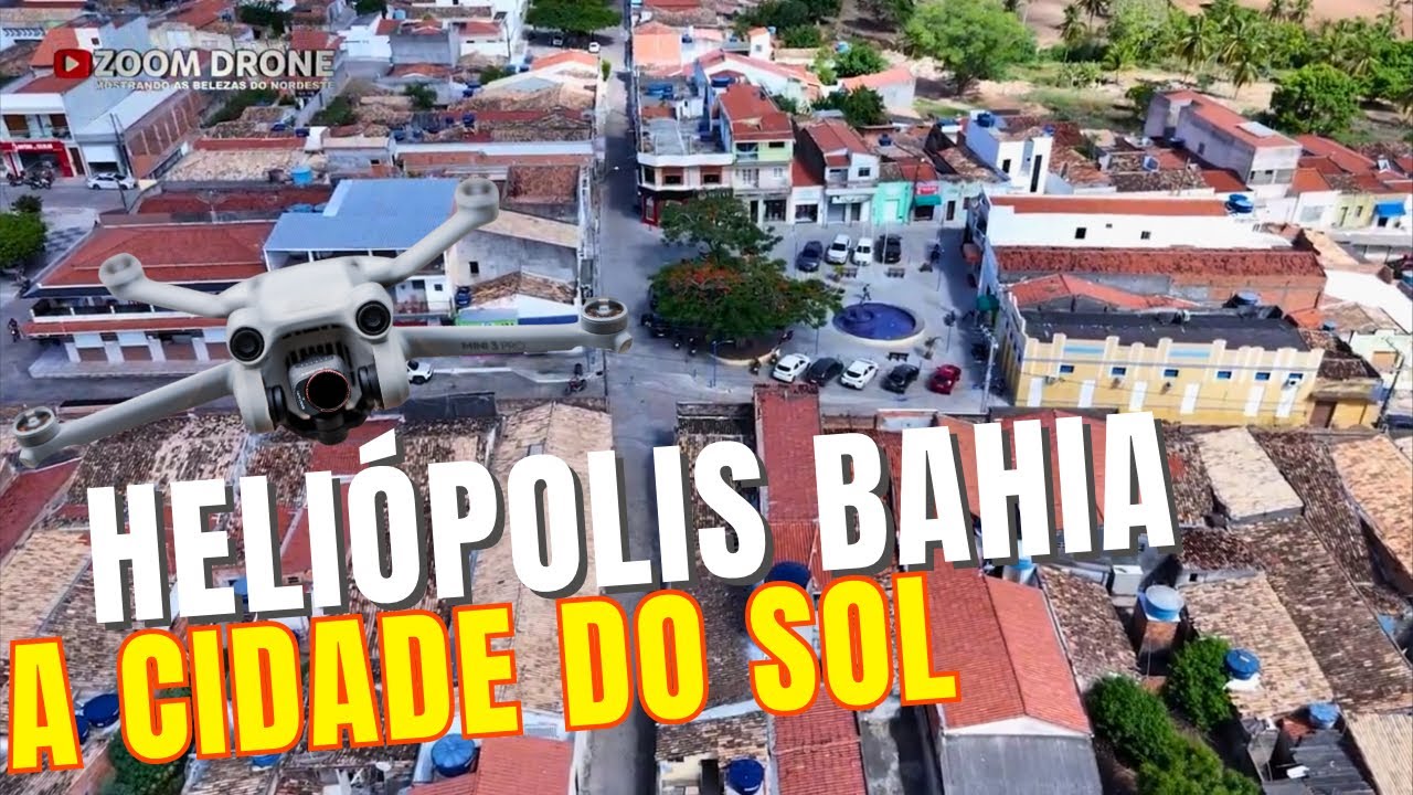 DRONE MOSTRA CIDADE DE HELIÓPOLIS BAHIA