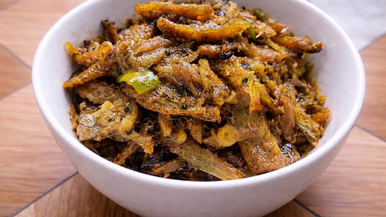 ঘরোয়া স্বাদে গোস্ত নাইলে শুটকি রেসিপি