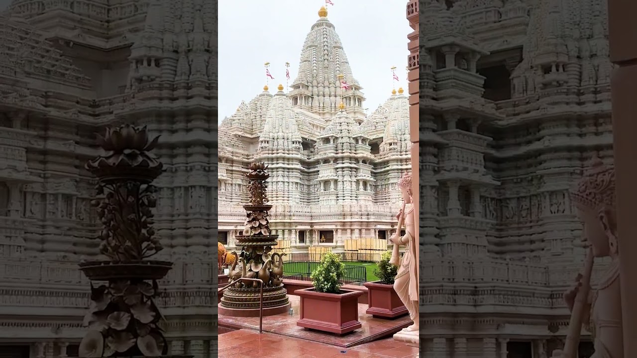 BAPS Swaminarayan Akshardham|US| Iconic landmarks of BAPS|New Jersey|#us #newjersey #mandir
