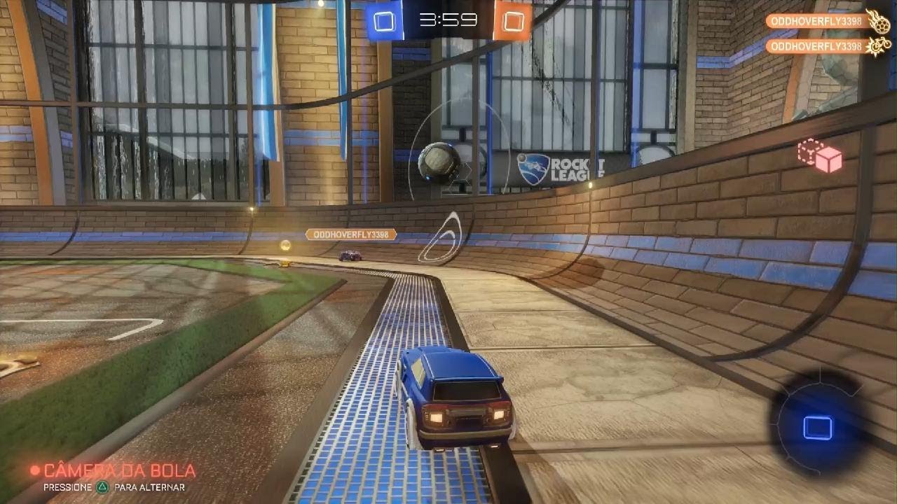 Rocket League com muita falta de habilidade