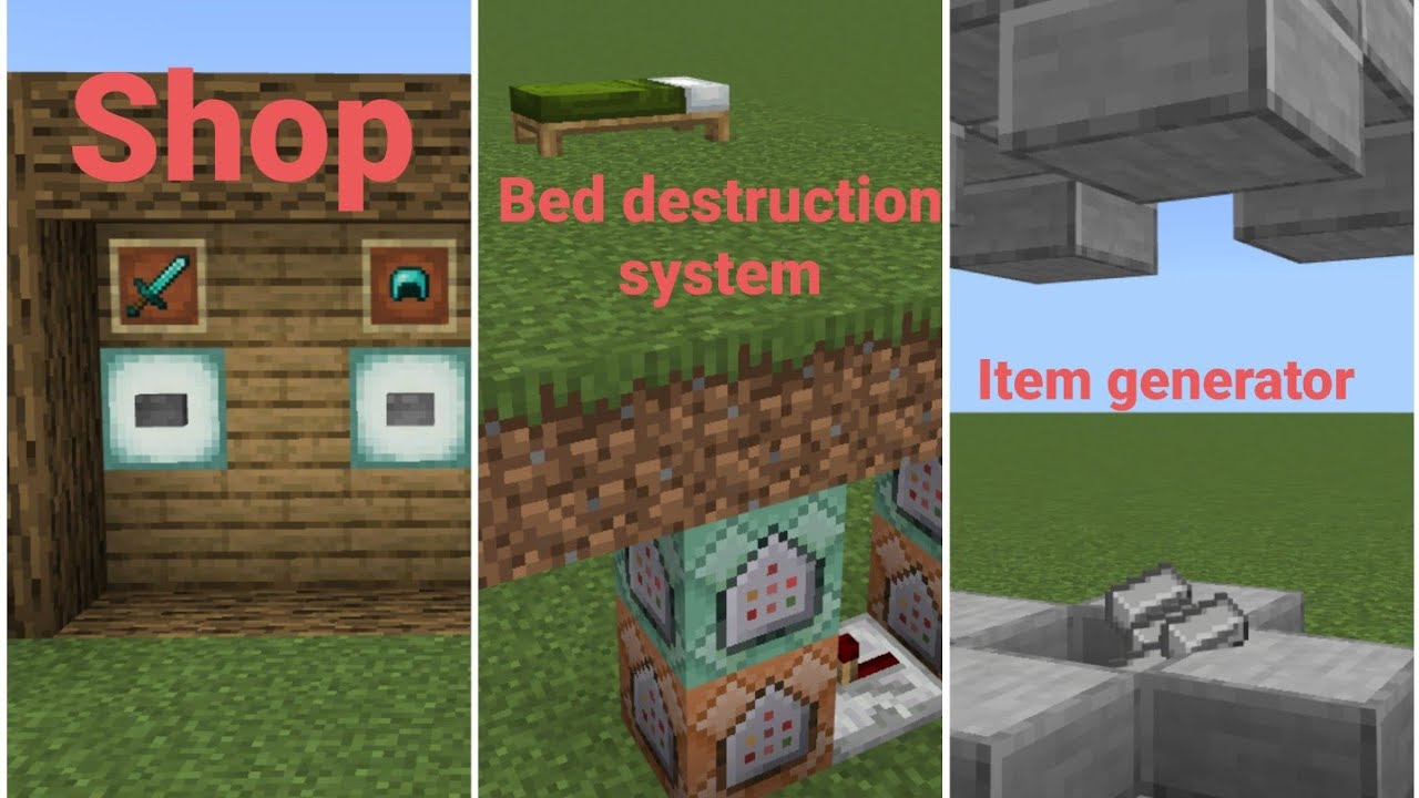 How to make Bedwars in Minecraft Bedrock!