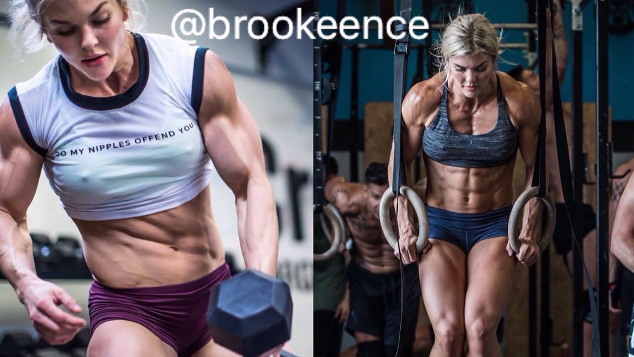 Brooke ence Crossfit Athlete | Crossfit Heavy Workout | USA Fitness Model