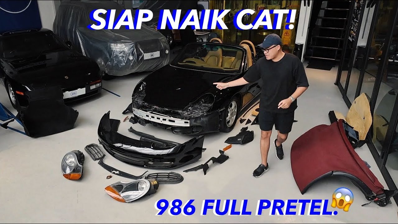 Porsche 986 full pretel siap naik cat! Ep. 2 #Project986