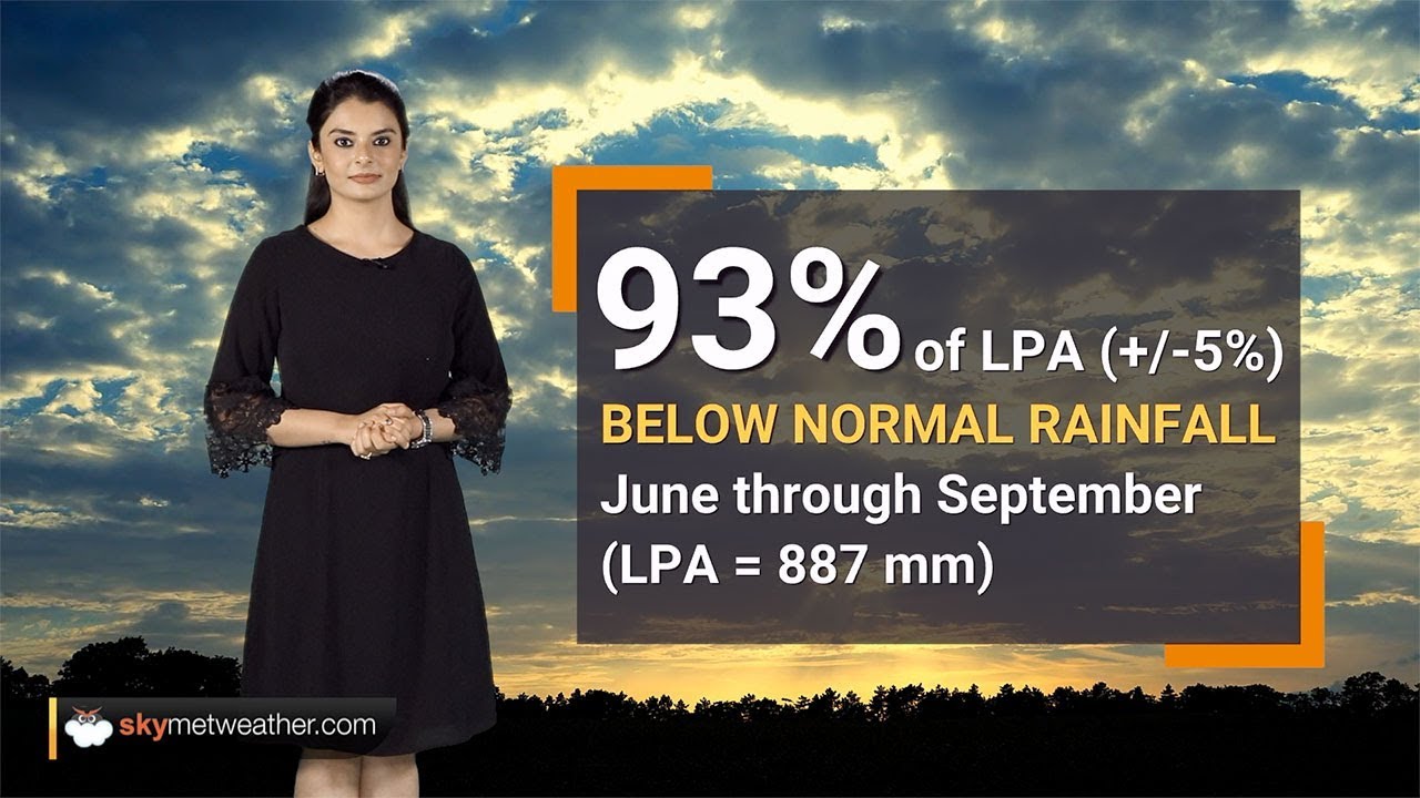 Southwest Monsoon Forecast 2019: Skymet Forecasts below normal Monsoon at 93 percent LPA