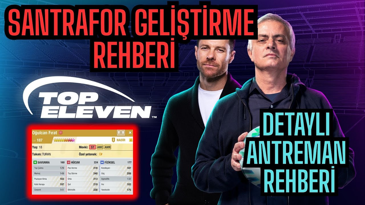 Top Eleven Yeni Santrafor (ST) Geliştirme Rehberi