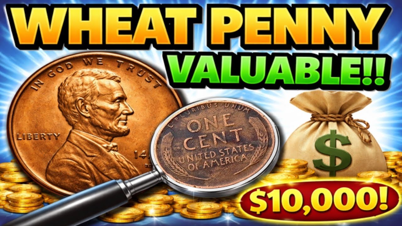 Check Your Pocket Change Now! Rare One Cent Wheat Penny Coins That Could Make You Rich Overnight!
